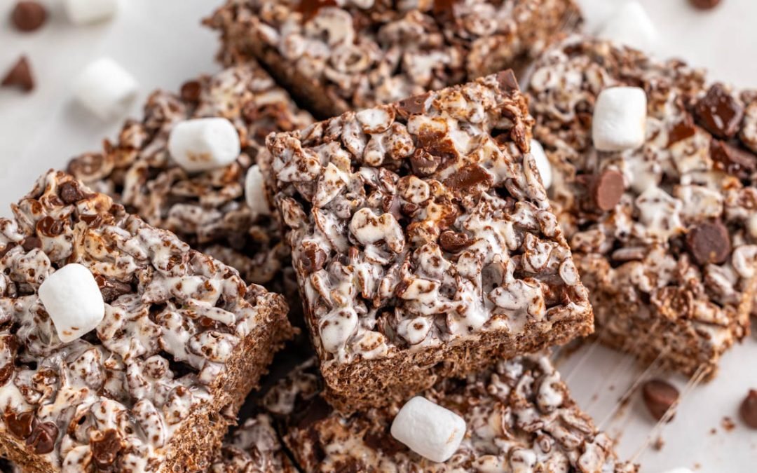 Chocolate Rice Krispie Treats – The Stay At Home Chef