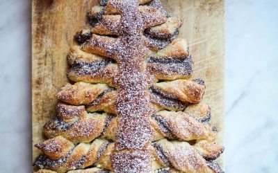 Nutella Puff Pastry Christmas Tree