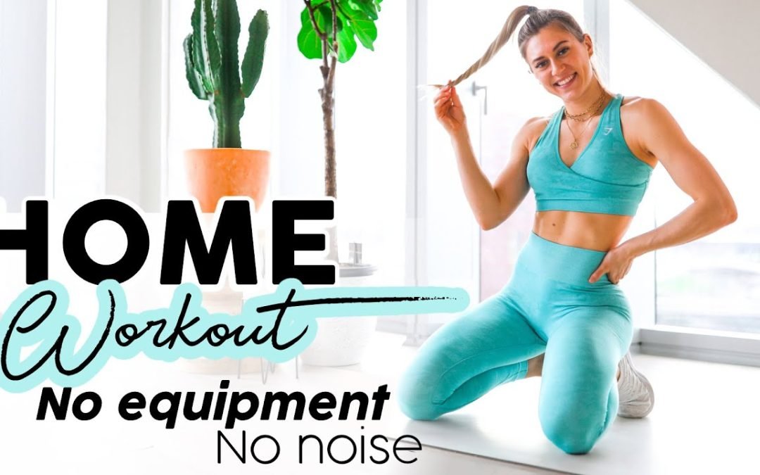 20 MIN FULL BODY HOME WORKOUT // No Equipment, No Noise