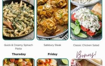 Weekly Meal Plan Mar 11, 2024