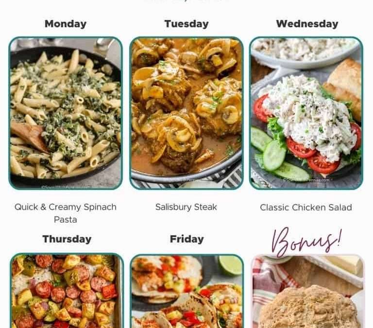 Weekly Meal Plan Mar 11, 2024