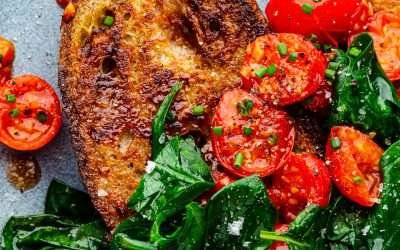 Vegan French toast (savoury) – Lazy Cat Kitchen