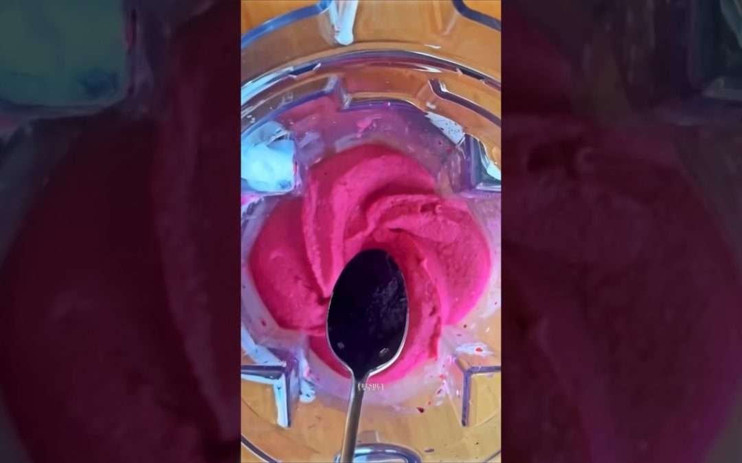 Black Pink smoothie #cherry #pinkblack #satisfying #healthyrecipes #frozendessert
