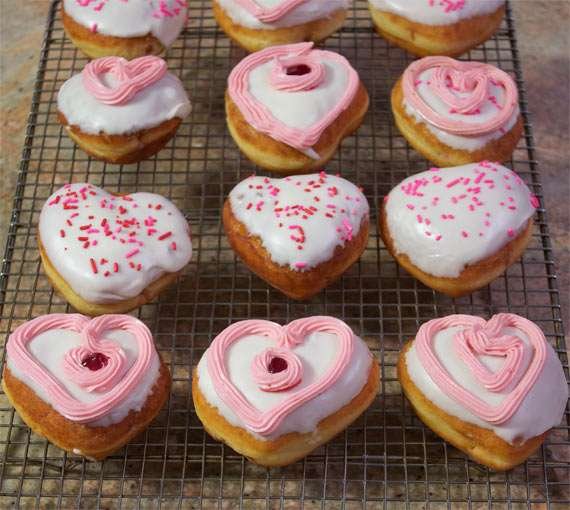 Strawberry Valentine’s Day Donuts | Team Breakfast