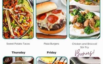 Weekly Meal Plan Aug 12, 2024