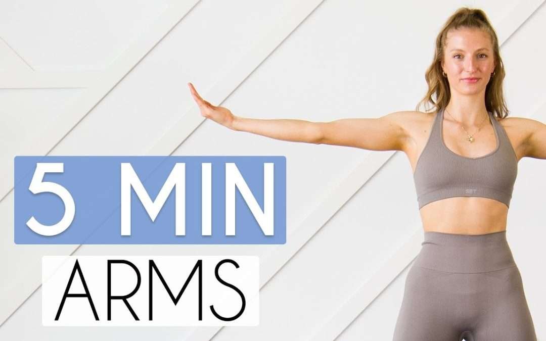 5 MIN TONED ARMS WORKOUT – No Equipment