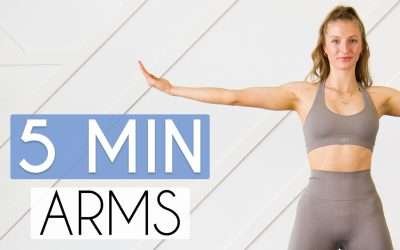 5 MIN TONED ARMS WORKOUT – No Equipment