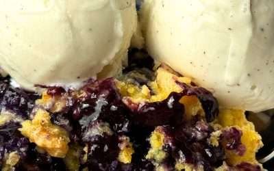 BLUEBERRY DUMP CAKE – The Southern Lady Cooks
