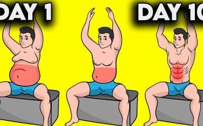 10 Day Chair Workout To Lose Belly Fat (NO STANDING)