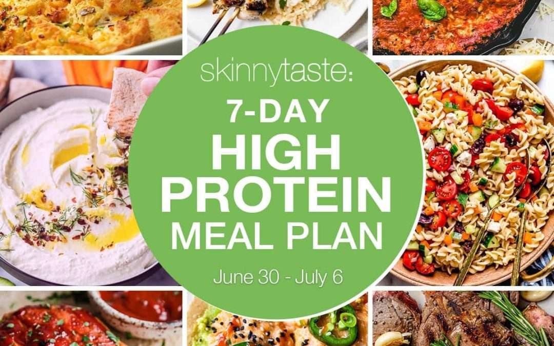 7 Day High Protein Diet Meal Plan