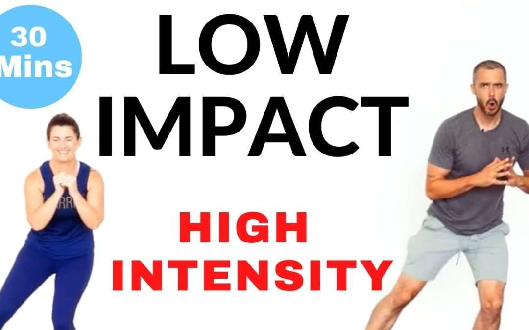 Low impact, high intensity intermediate home cardio workout