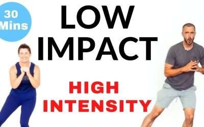 Low impact, high intensity intermediate home cardio workout