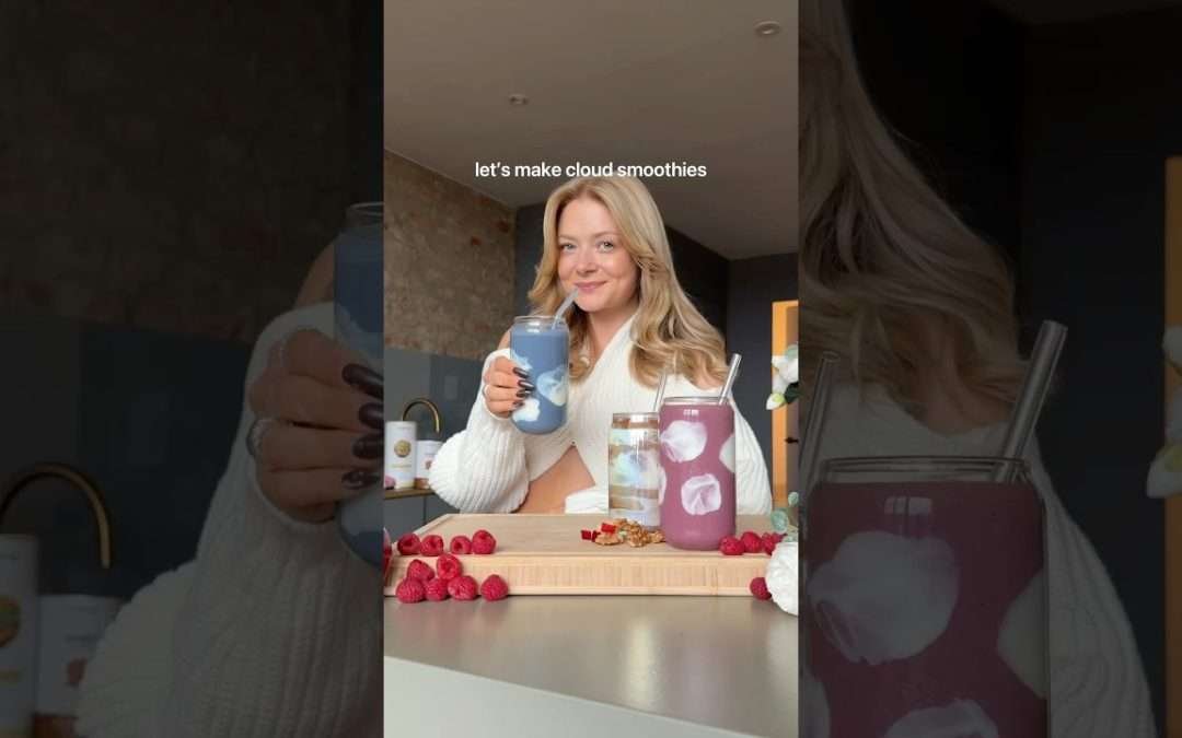 protein cloud smoothies are healthy, pretty and they taste BOMB