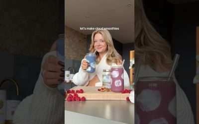 protein cloud smoothies are healthy, pretty and they taste BOMB