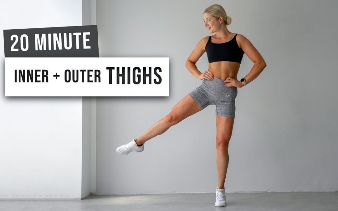 20 MIN TONED INNER AND OUTER THIGHS Workout – No Repeat, No Equipment