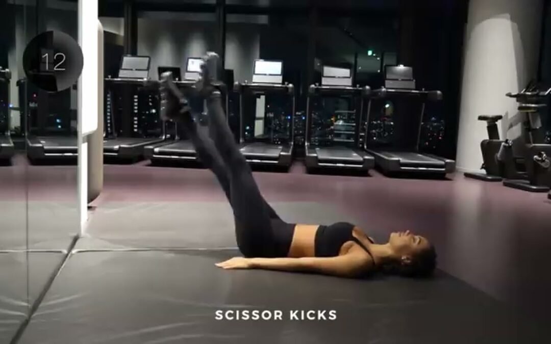 TEN MINUTE AB WORKOUT (NO MUSIC- ONLY BEEPS)| Alexis Ren