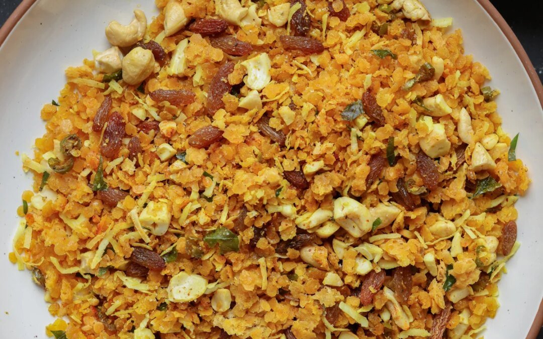 Lentil Trail Mix, 3 Ways (16 grams protein per serving!)