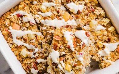 Apple Cinnamon Baked Oatmeal – Eat Yourself Skinny