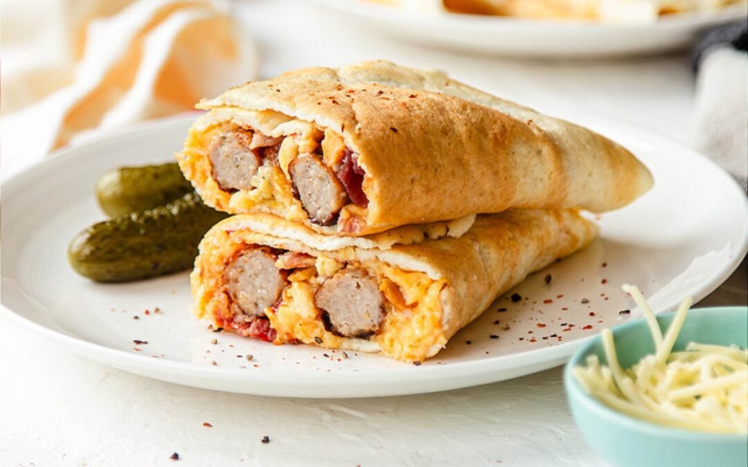 Loaded Egg White Protein Wraps