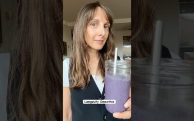 ANTI-AGING DELICIOUS SMOOTHIE! @cookingforpeanuts Actually made with proven longevity ingredients!