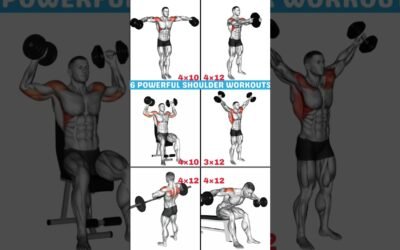 6 Powerful Shoulder Workouts for Strength and Size #workout #shoulderworkout